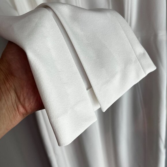 Tommy Hilfiger Women's Slit Sleeve Sheath Knee Length Dress Size 8 Off White - Picture 5 of 11